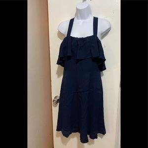 Cute x back design dress